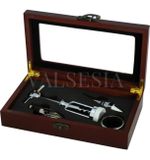MAHAGON glassed gift box with wine set 4 devices