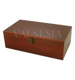 Exclusive gift box for 2 wine wine mahogany + 8 devices
