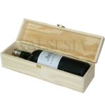 Wooden gift packaging for wine 1 x 0.75 l