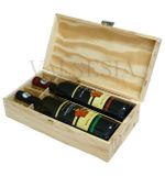 Wooden gift packaging for wine 2 x 0.75l
