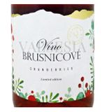 Cranberry wine - limited edition, brand fruit wine, sweet, 0,75 l