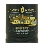 Pinot Noir 2016, late harvest, dry, 0.75 l