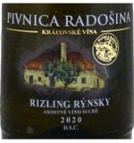 Riesling 2020, D.S.C., quality wine, dry, 0.75 l