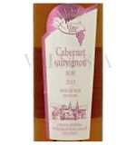 Cabernet Sauvignon rosé, r. 2015 late harvest, semi-dry, 0.75 l