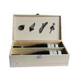 Gift packaging for 2 wines + 4 winemaking accessories