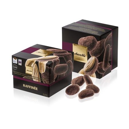 ChocoMe Raffinée Almond in dark chocolate with flavor of Arabica coffee and cardamom, 120g