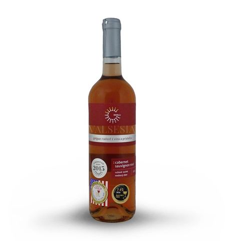 Cabernet Sauvignon Rosé, r. 2016 late harvest, dry, 0.75 l