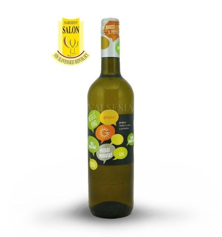 Moravian Muscat - Merry Wine, r. 2016, variety wine, semi-sweet, 0.75 l