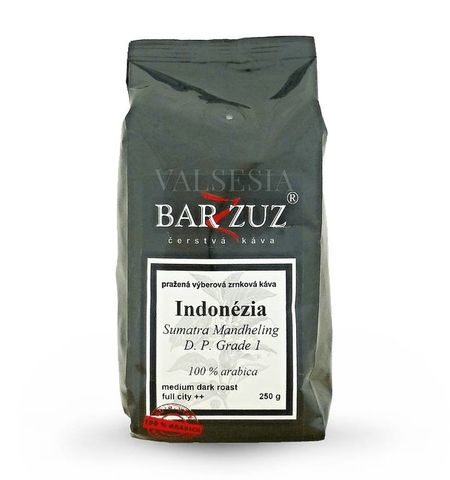 Indonesia Sumatra Mandheling, Gayo Mountains, Gr. 1, BIO Organic certified, coffee beans, 100% arabica, 250 g