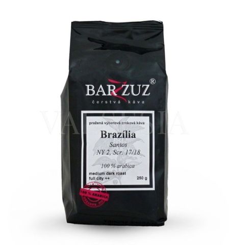 Brazil Santos Aquarela, NY 2, Scr. 17/18, natural, coffee beans, 100% arabica, 250 g