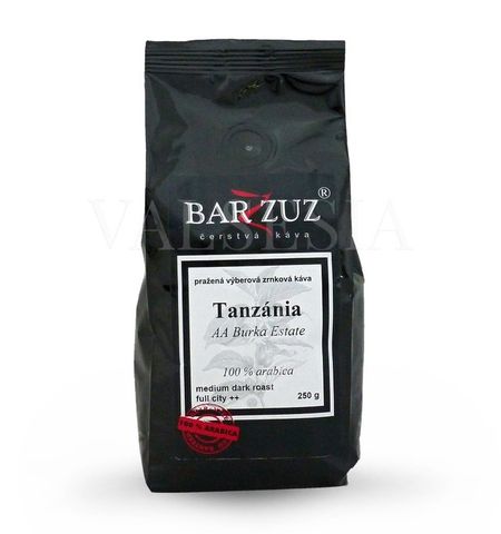 Tanzania Burka Estate AB, washed, coffee beans, 100% arabica, 250 g