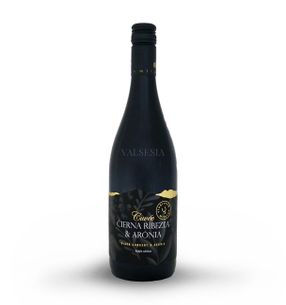 Cuvée Blackcurrant & Aronia, branded fruit wine, sweet, 0.75 l