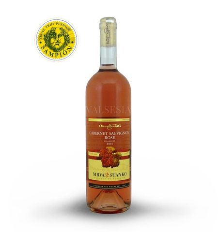 Cabernet Sauvignon Rosé - Mojmírovce 2016, quality wine, semi-dry, 0.75 l
