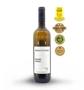 Rhenish Riesling - Malokarpatská VO 2021, quality wine, dry, 0.75 l
