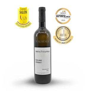 Rhenish Riesling - Mužla 2021, quality wine, semi-dry, 0.75 l