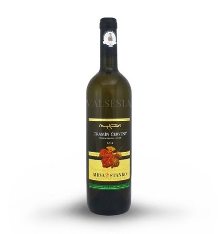 Gewurztraminer - Čachtice 2012, grape selection, dry, 0.75 l