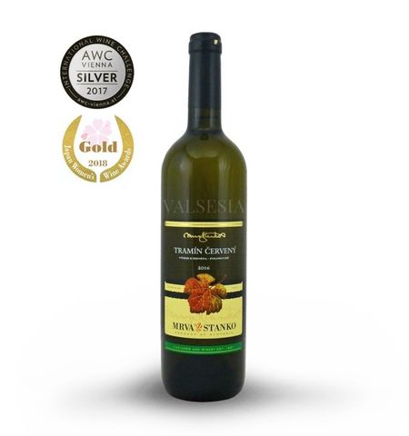 Gewurztraminer - Čachtice 2016, selection of grapes, semi-dry, 0.75 l