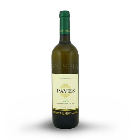 Paves white - cuvée 2017, quality branded wine, dry, 0.75 l
