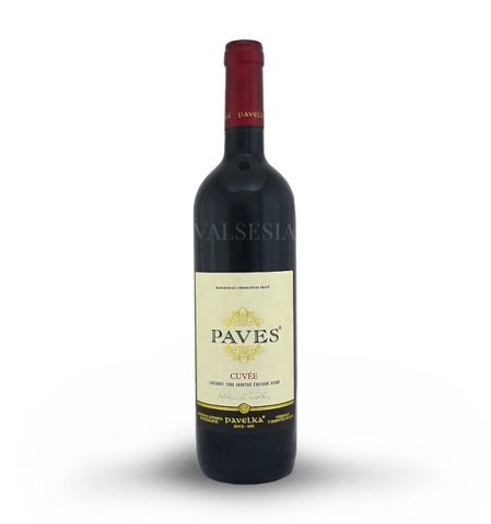 Paves red - cuvée 2011, quality branded wine, dry, 0.75 l