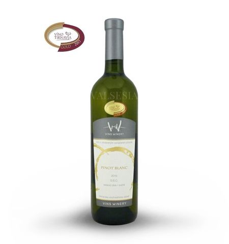 Pinot blanc 2016, late harvest, dry, 0.75 l