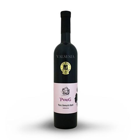 Blackcurrant wine, branded wine, 0.75 l