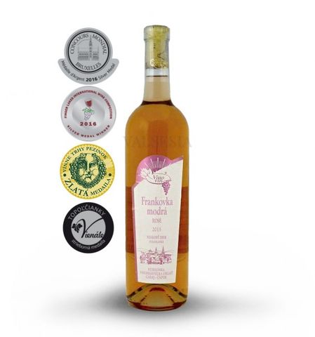 Blaufränkisch rosé 2015, late harvest, semi-sweet, 0.75 l